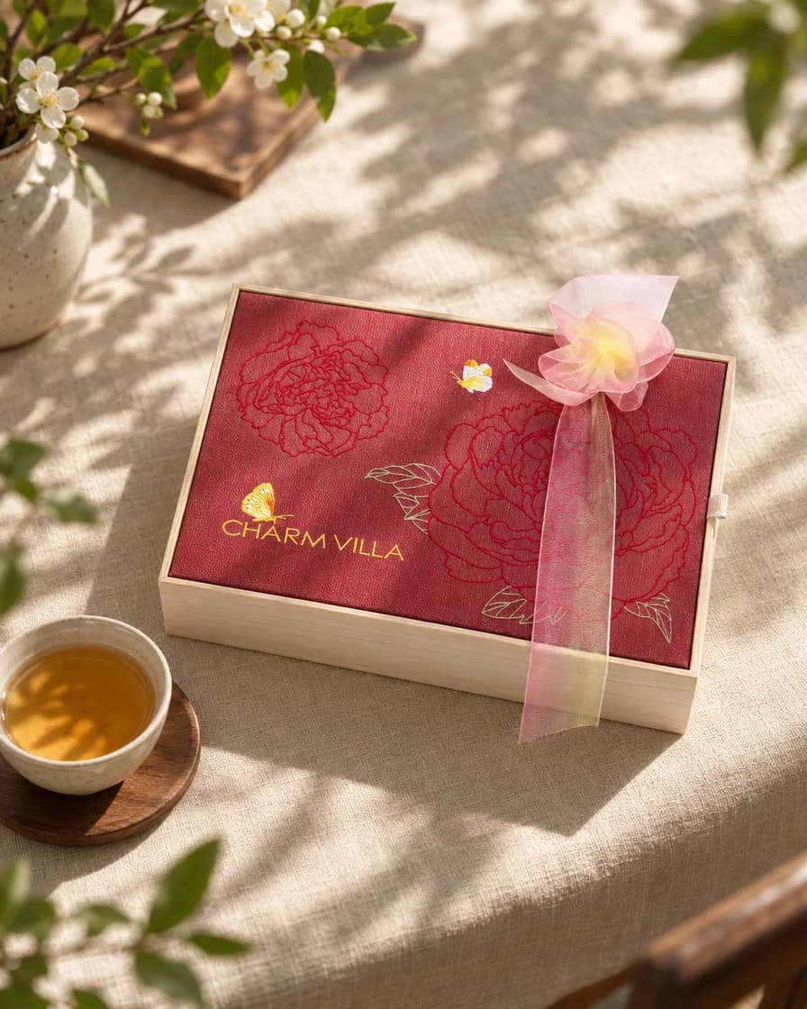 花開富貴・禮盒茶席情境
